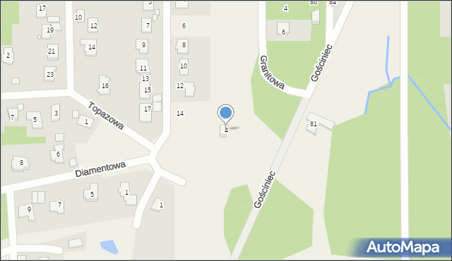 Czarnów, Rynek Czarnowski, 4, mapa Czarnów