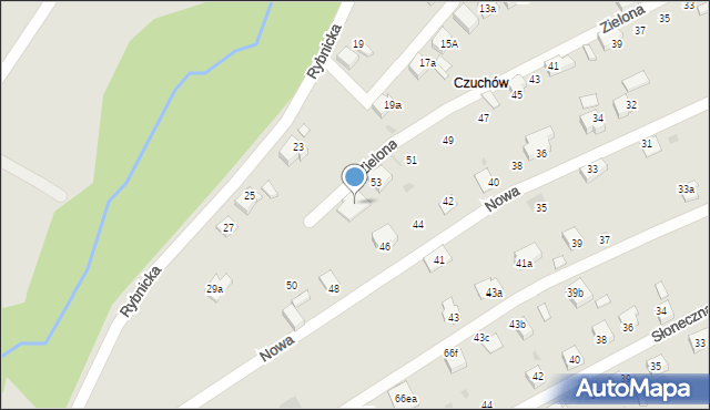 Czerwionka-Leszczyny, Rybnicka, 23b, mapa Czerwionka-Leszczyny