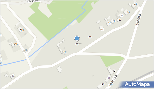 Czerwionka-Leszczyny, Rybnicka, 38, mapa Czerwionka-Leszczyny