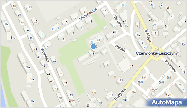 Czerwionka-Leszczyny, Rynek, 6, mapa Czerwionka-Leszczyny