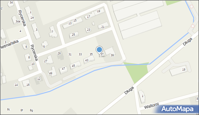 Dawidy Bankowe, Rycerska, 41, mapa Dawidy Bankowe