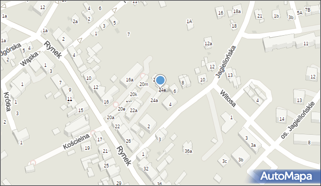 Dobczyce, Rynek, 24d, mapa Dobczyce