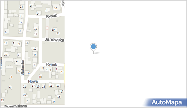 Frampol, Rynek, 30, mapa Frampol