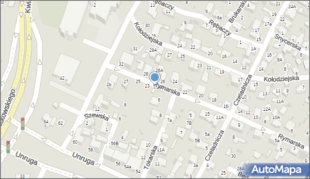 Gdynia, Rymarska, 21, mapa Gdyni