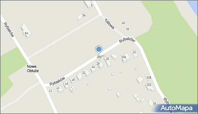 Gdynia, Rybaków, 26a, mapa Gdyni