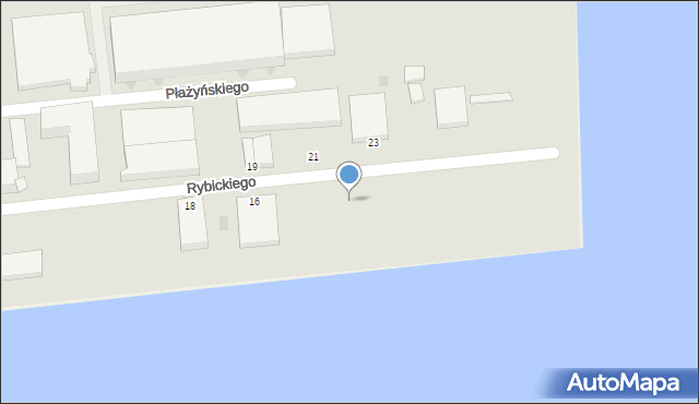 Gdynia, Rybickiego Arkadiusza, 18, mapa Gdyni