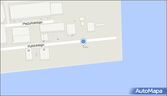 Gdynia, Rybickiego Arkadiusza, 20, mapa Gdyni