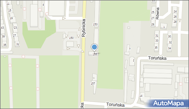 Gliwice, Rybnicka, 155, mapa Gliwic