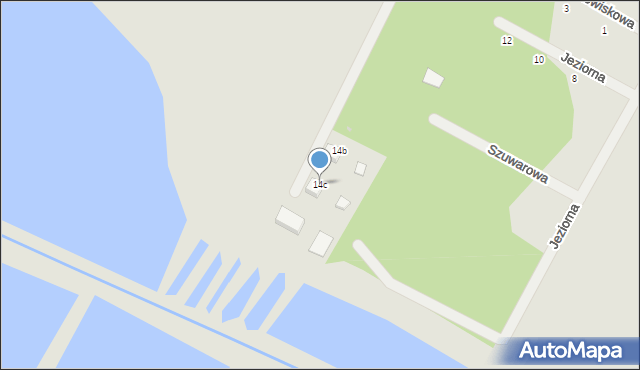 Goleniów, Rybacka, 14c, mapa Goleniów