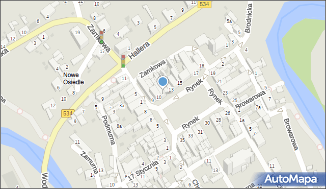 Golub-Dobrzyń, Rynek, 11, mapa Golub-Dobrzyń