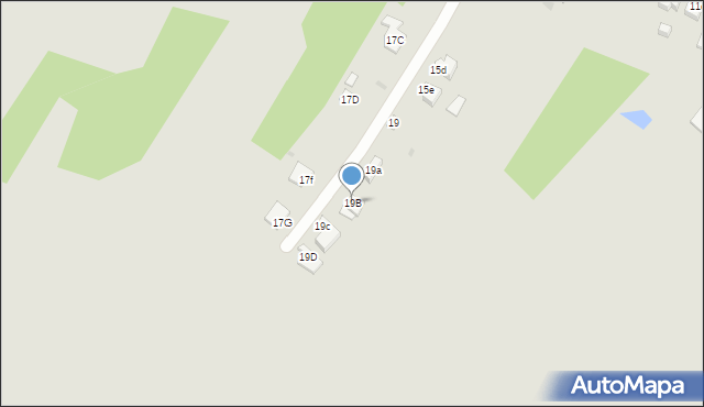 Góra Kalwaria, Rybie, 19B, mapa Góra Kalwaria