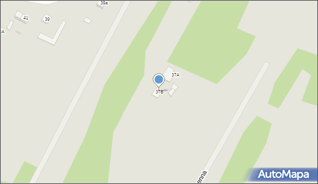 Góra Kalwaria, Rybie, 37B, mapa Góra Kalwaria