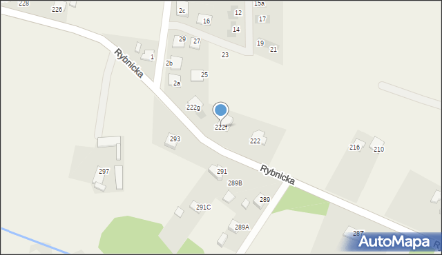 Gostyń, Rybnicka, 222f, mapa Gostyń