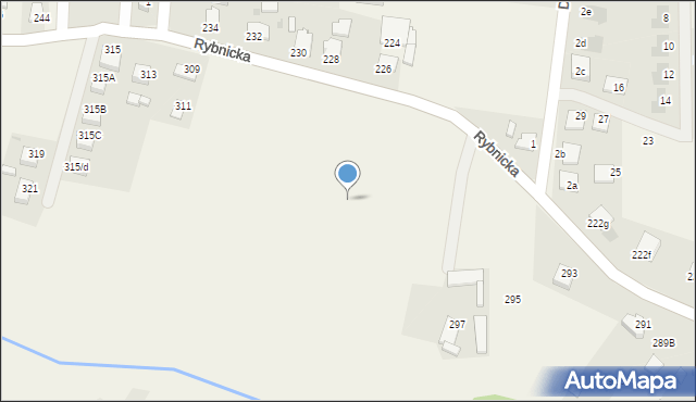 Gostyń, Rybnicka, 303f, mapa Gostyń