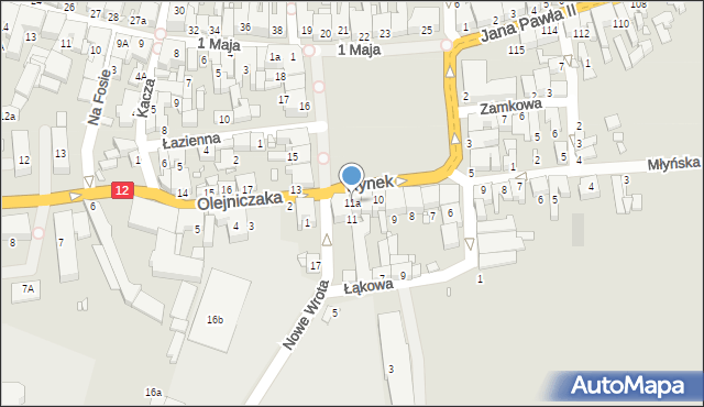 Gostyń, Rynek, 11a, mapa Gostyń