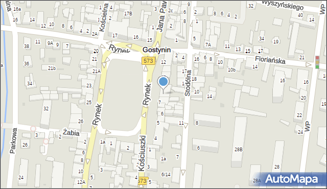 Gostynin, Rynek, 8, mapa Gostynin