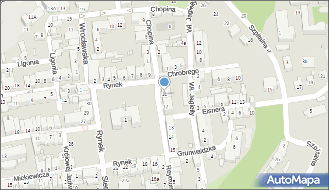 Grodków, Rynek, 11, mapa Grodków