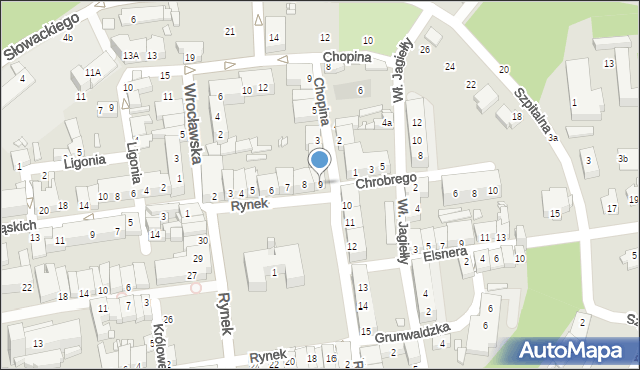 Grodków, Rynek, 9, mapa Grodków