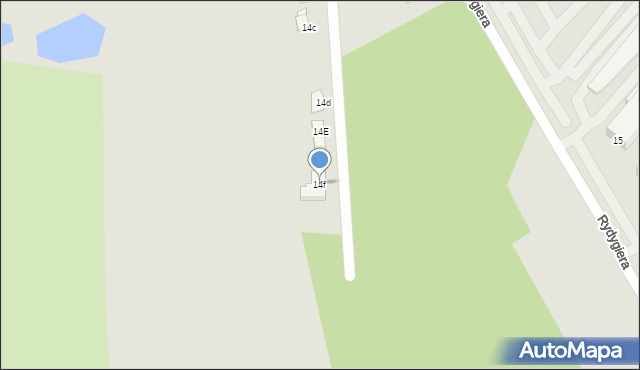 Grudziądz, Rydygiera Ludwika, dr., 14f, mapa Grudziądza