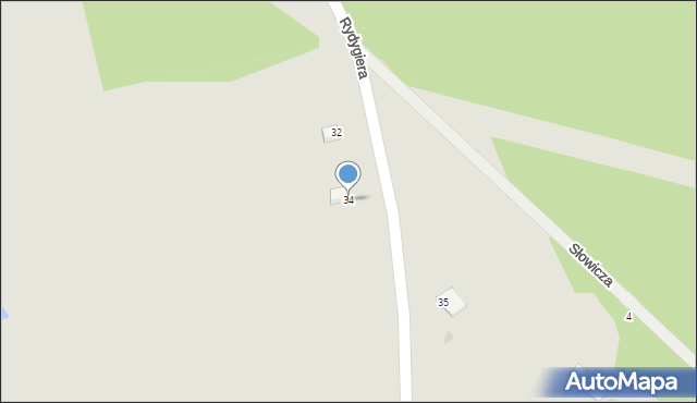 Grudziądz, Rydygiera Ludwika, dr., 34, mapa Grudziądza