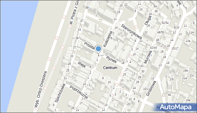 Grudziądz, Rynek, 2, mapa Grudziądza