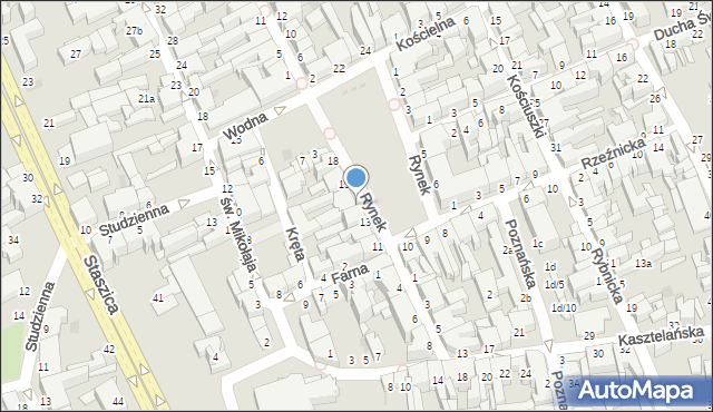 Inowrocław, Rynek, 14, mapa Inowrocławia