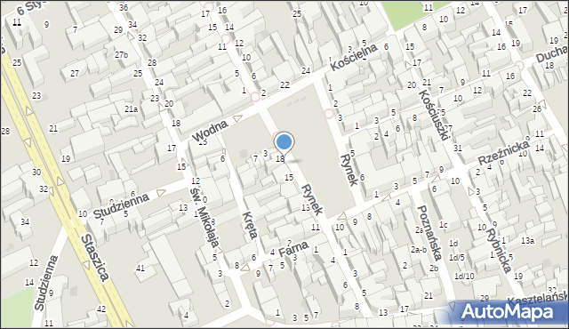 Inowrocław, Rynek, 16, mapa Inowrocławia