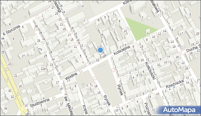 Inowrocław, Rynek, 23, mapa Inowrocławia