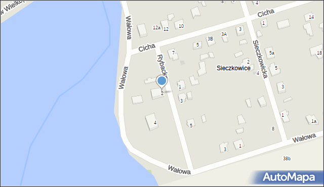 Janikowo, Rybacka, 2, mapa Janikowo