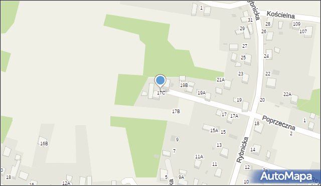 Jankowice, Rybnicka, 17C, mapa Jankowice