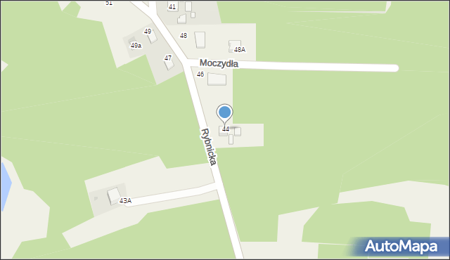 Jankowice, Rybnicka, 44, mapa Jankowice