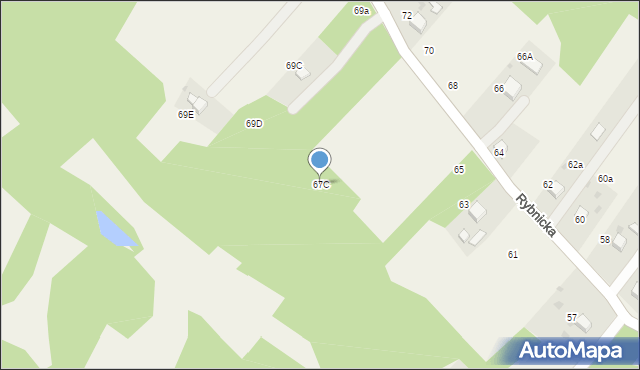 Jankowice, Rybnicka, 67C, mapa Jankowice