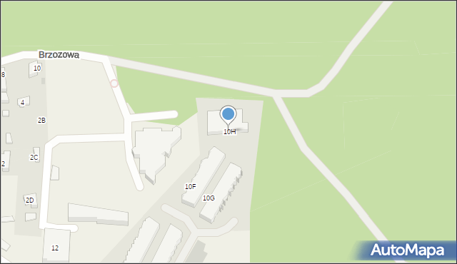 Jantar, Rybacka, 10H, mapa Jantar