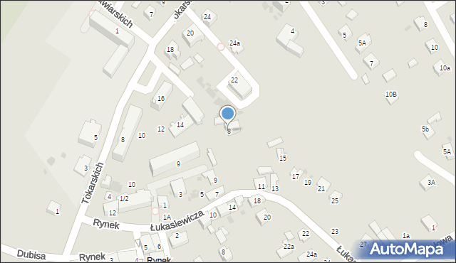 Jedlicze, Rynek, 8, mapa Jedlicze