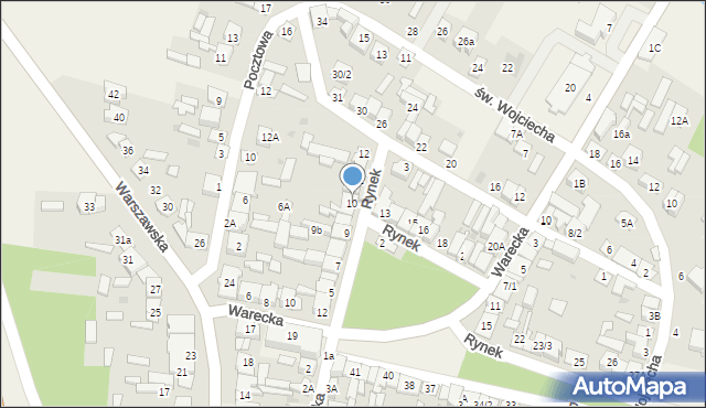 Jedlińsk, Rynek, 10, mapa Jedlińsk