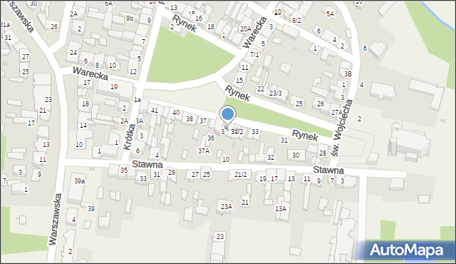 Jedlińsk, Rynek, 35/2, mapa Jedlińsk