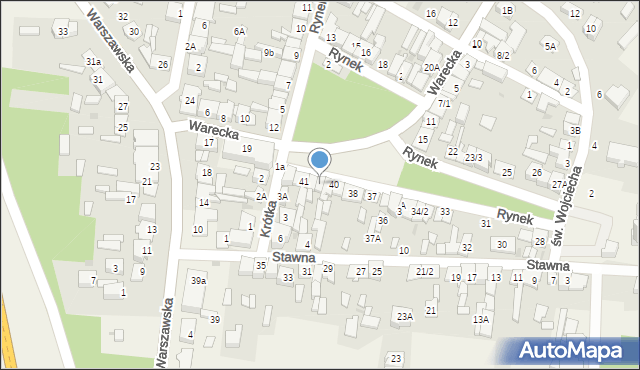 Jedlińsk, Rynek, 40A, mapa Jedlińsk