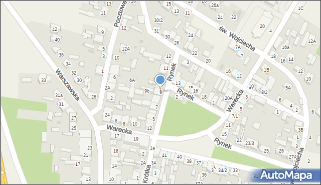 Jedlińsk, Rynek, 9, mapa Jedlińsk