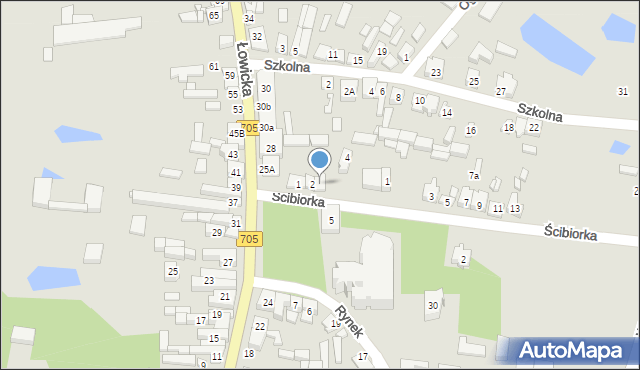 Jeżów, Rynek, 2A, mapa Jeżów