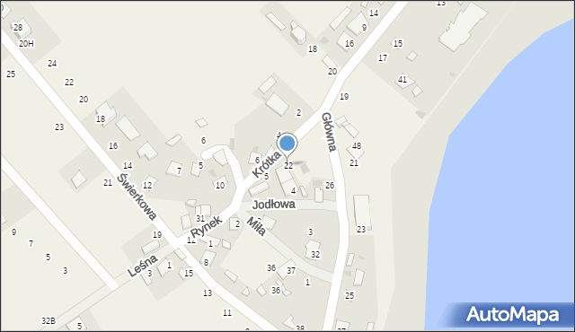 Józefkowo, Rynek, 22, mapa Józefkowo