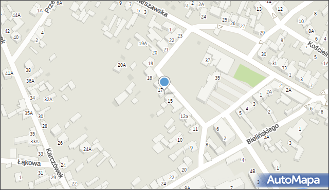 Karczew, Rynek Zygmunta Starego, 16, mapa Karczew