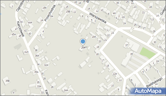 Karczew, Rynek Zygmunta Starego, 20A, mapa Karczew