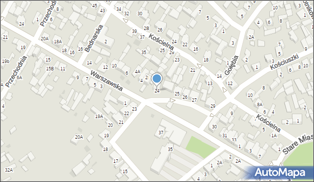 Karczew, Rynek Zygmunta Starego, 24, mapa Karczew