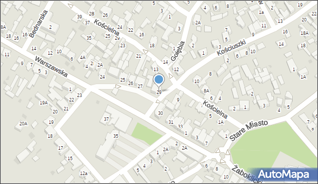 Karczew, Rynek Zygmunta Starego, 29, mapa Karczew