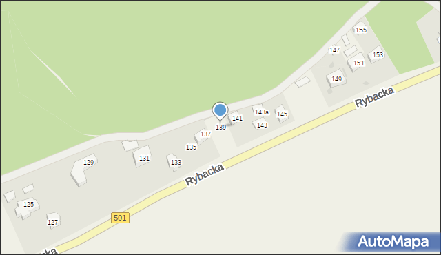 Kąty Rybackie, Rybacka, 139, mapa Kąty Rybackie