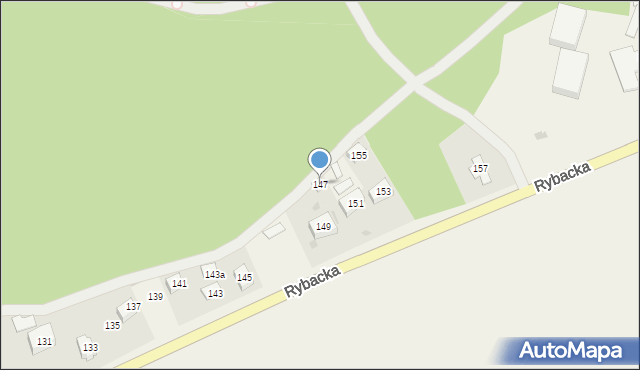 Kąty Rybackie, Rybacka, 147, mapa Kąty Rybackie