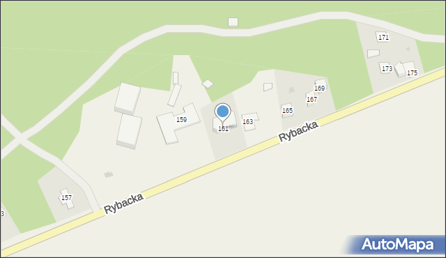 Kąty Rybackie, Rybacka, 161, mapa Kąty Rybackie