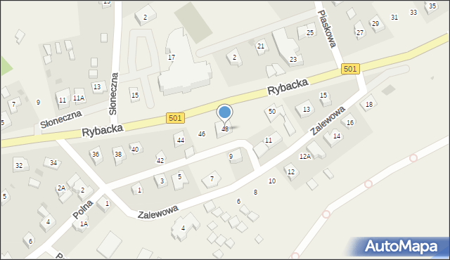 Kąty Rybackie, Rybacka, 48, mapa Kąty Rybackie