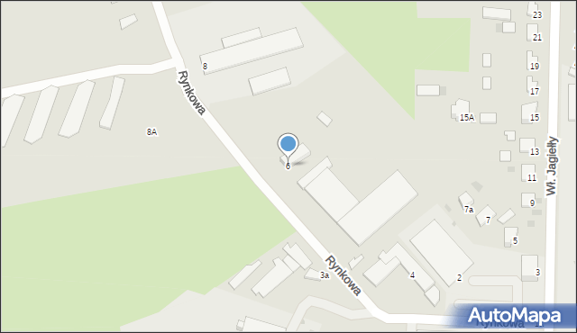 Kętrzyn, Rynkowa, 6, mapa Kętrzyn