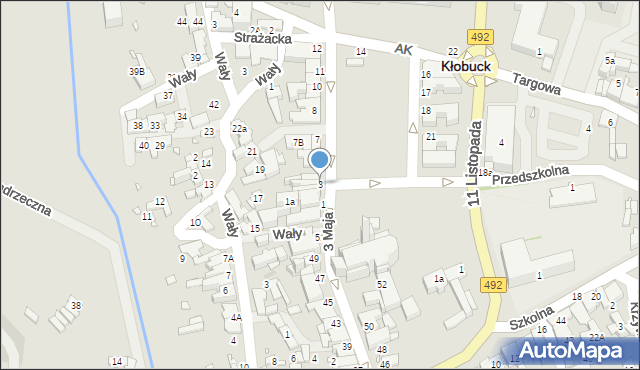 Kłobuck, Rynek Jana Pawła II, 3, mapa Kłobuck